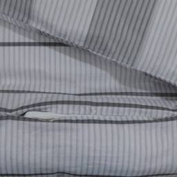 Berkfield Home Duvet Cover Set Grey 200x220 cm Cotton - thumbnail 4