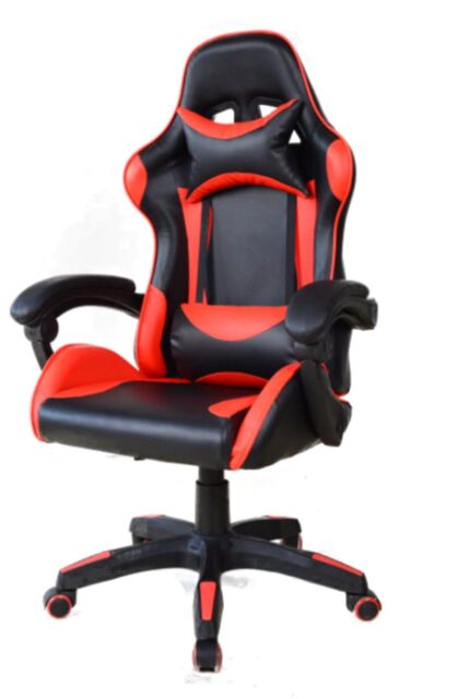 Groundlevel Executive Racing Style Gaming & Office Chair in Red - image 1