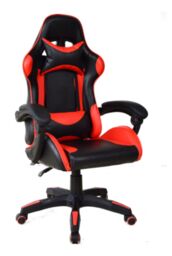 Groundlevel Executive Racing Style Gaming & Office Chair in Red - thumbnail 6