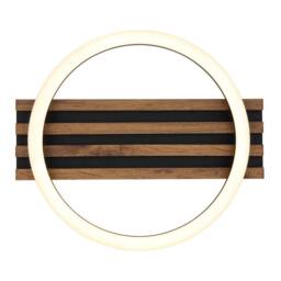 Netlighting Tisha 34x30cm Semi Flush Ceiling Light Matt Black LED 3000K - Size: 34x30 cm - thumbnail 3