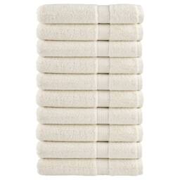 Berkfield Home Premium Towels SOLUND 10 pcs Cream 100x200 cm 600 gsm - thumbnail 2
