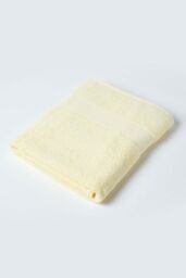 Homescapes 500 GSM Turkish Cotton Towel Soft, Absorbent & Quick-Drying in Yellow - thumbnail 5
