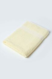 Homescapes 500 GSM Turkish Cotton Towel Soft, Absorbent & Quick-Drying in Yellow - thumbnail 6