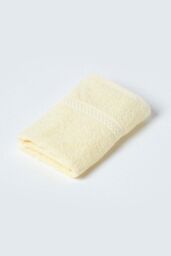 Homescapes 500 GSM Turkish Cotton Towel Soft, Absorbent & Quick-Drying in Yellow - thumbnail 2