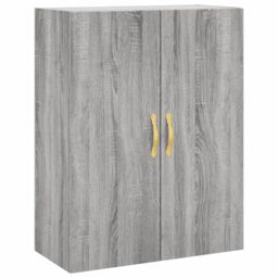 Berkfield Home Highboard Grey Sonoma 69.5x34x180 cm Engineered Wood - thumbnail 5
