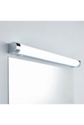 Netlighting Moda LED 1 Light Bathroom Wall White Ribbed Chrome Abs Plastic IP44 - thumbnail 4