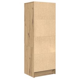 Berkfield Home Artisan Oak Shelving Unit Artisan Oak Engineered wood Medium in Brown - thumbnail 7