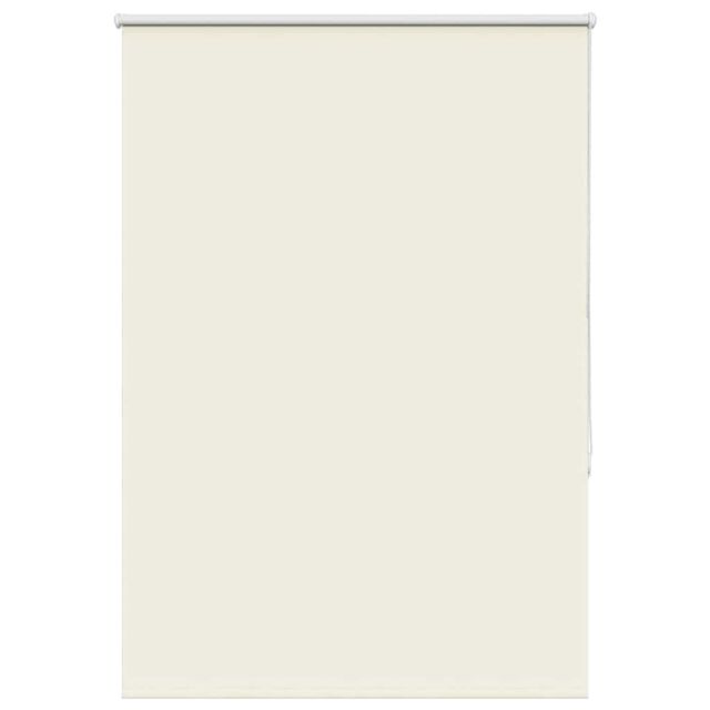 Berkfield Home Roller Blind Blackout Off-White 100x150 cm Fabric Width 95.7 cm Polyester in White - image 1