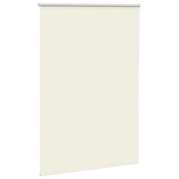 Berkfield Home Roller Blind Blackout Off-White 100x150 cm Fabric Width 95.7 cm Polyester in White - thumbnail 3