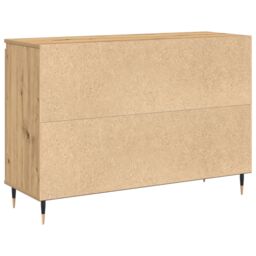 Berkfield Home Sideboard with Doors & Drawers Artisan Oak 101, 5x35x70 cm in Brown - Size: 5 x 35 x 70 cm - thumbnail 8