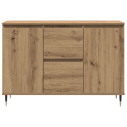 Berkfield Home Sideboard with Doors & Drawers Artisan Oak 101, 5x35x70 cm in Brown - Size: 5 x 35 x 70 cm - thumbnail 6