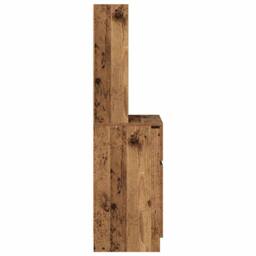Berkfield Home Durable Bedside Cabinet Old Wood 39x35x125 cm Engineered Wood - Size: 39 x 35 x 125 cm - thumbnail 7