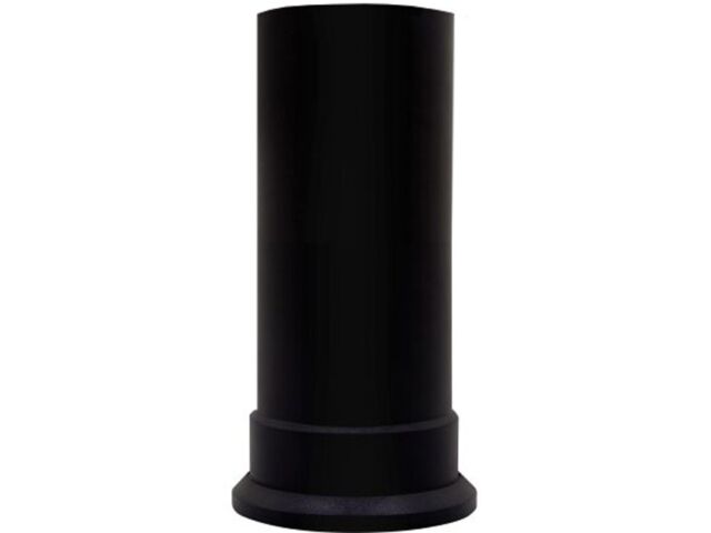 Adam Fires & Fireplaces Adam Short Decorative Straight Stove Pipe in Black - image 1