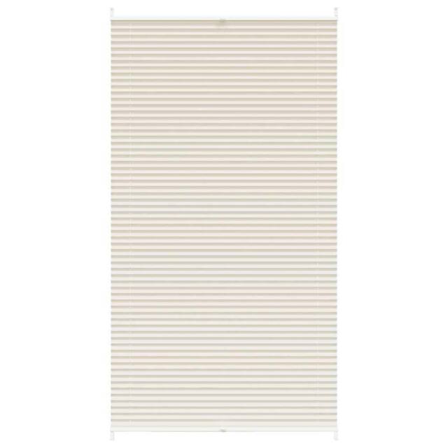 Berkfield Home Plisse Blind 110x200cm Creme in Cream - Size: 110x200 cm - image 1