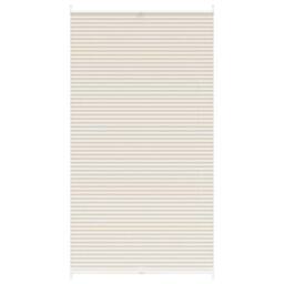 Berkfield Home Plisse Blind 110x200cm Creme in Cream - Size: 110x200 cm - thumbnail 1