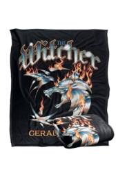 The Witcher Heavy Metal Geralt Of Rivia Soft Throw Blanket 152X127 Cm - thumbnail 2