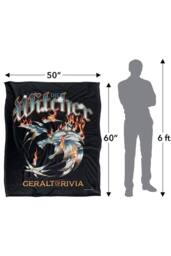 The Witcher Heavy Metal Geralt Of Rivia Soft Throw Blanket 152X127 Cm - thumbnail 5
