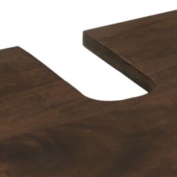 Berkfield Home Bathroom Sink Cabinet 62 x 33 x 58 cm ‚Äì Sturdy mango wood design in Brown - thumbnail 6