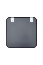 Living and Home 70 x 70Cm Modern Square Wall Mirror With Aluminum Alloy Frame in Black - Size: 70 x 70 cm - thumbnail 6