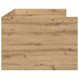 Berkfield Home Daybed Artisan oak Engineered wood 90 x 190 cm Durable Daybed in Brown - thumbnail 7