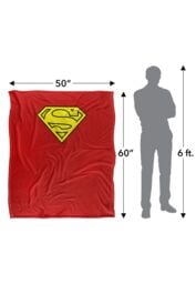 Warner Brothers Superman Officially Licensed Silky Touch Super Soft Throw Blanket 152 x 127 cm in White - thumbnail 5