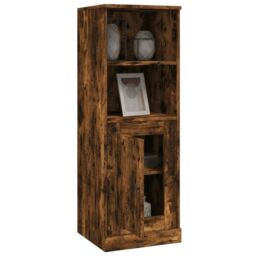 Berkfield Home Highboard Smoked Oak 36x35.5x103.5 cm Engineered Wood in Brown - thumbnail 5