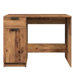 Berkfield Home Desk Old Wood 100x50x75 cm Engineered Wood in Brown - Size: 100 x 50 x 75 cm - thumbnail 5