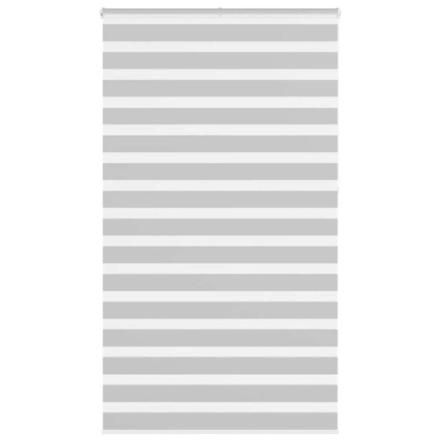 Berkfield Home Zebra Blind Light Grey 120x230 cm Fabric Width 115.9 cm Polyester - image 1