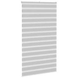 Berkfield Home Zebra Blind Light Grey 120x230 cm Fabric Width 115.9 cm Polyester - thumbnail 3