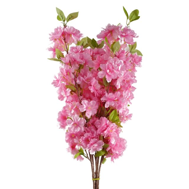 Pegdev Pack of 6 100cm Artificial Pink Blossom Stems for Display or Use - image 1