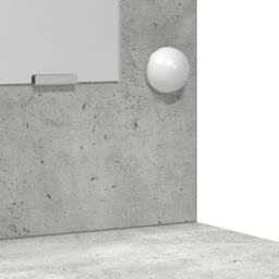 Berkfield Home 3 Piece Dressing Table Set Concrete Grey Engineered Wood - thumbnail 8