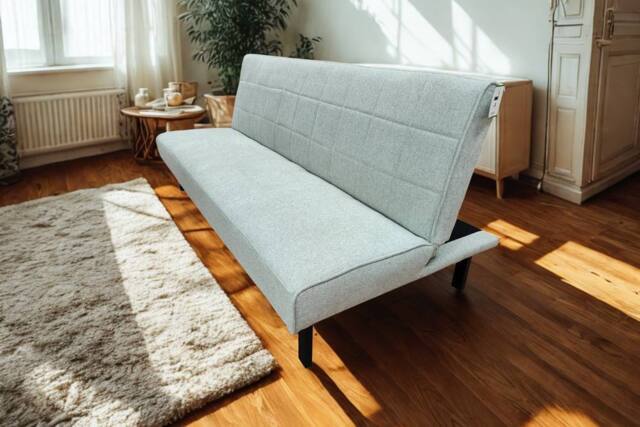 DS Living The Tivona 2 Seater Sofa Bed in Silver - image 1