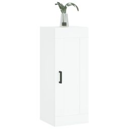 Berkfield Home Wall Mounted Cabinet White 34.5x34x90 cm Engineered Wood - thumbnail 4