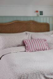Helena Springfield 'Rosebud' Brushed Cotton Duvet Cover Set in Pink - Size: Single - thumbnail 2