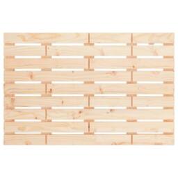 Berkfield Home Wall Headboard 96x3x63 cm Solid Wood Pine in Light Tan - Size: 96 x 3 x 63 cm - thumbnail 4