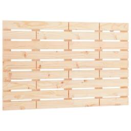 Berkfield Home Wall Headboard 96x3x63 cm Solid Wood Pine in Light Tan - Size: 96 x 3 x 63 cm - thumbnail 3