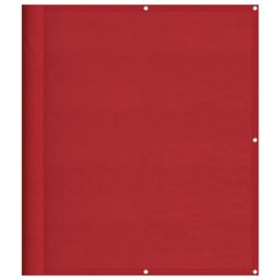 Berkfield Home Balcony Screen Red 120x1000 cm 100% Polyester Oxford - thumbnail 2