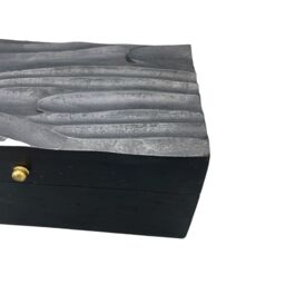 KDMD Vintage Deco - Multi Purpose Box - 22x12x10cm - Black Swirls - Size: 22 x 12 x 10 cm - thumbnail 2