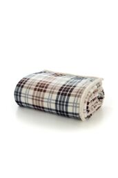 Deyongs Luxury Soft Cosy Warm Fleece Sherpa Large Throw Balwin Tartan Throw 140x180cm - 1846 - Size: 140 cm x 180 cm - thumbnail 2