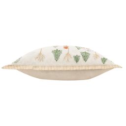 Paoletti Winter Ski Lodges Embroidered Polyester Filled Cushion in White - Size: 50 cm x 50 cm - thumbnail 3