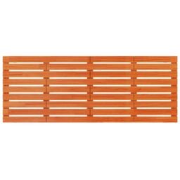 Berkfield Home Wall Headboard 166x3x63 cm Solid Wood Pine in Brown - Size: 166 x 3 x 63 cm - thumbnail 4