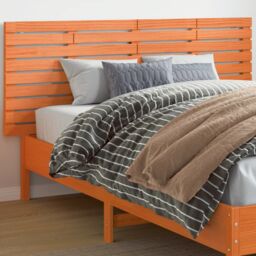 Berkfield Home Wall Headboard 166x3x63 cm Solid Wood Pine in Brown - Size: 166 x 3 x 63 cm - thumbnail 1