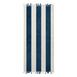 Vinga Valmer Beach Towel in Navy - thumbnail 1