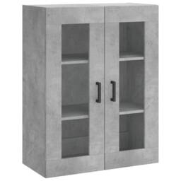 Berkfield Home Wall Mounted Cabinet Concrete Grey 69.5x34x90 cm