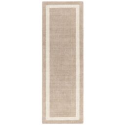 The Rug Shop UK Beige Handmade Easy to clean Plain Border Area Rug - Size: 200 cm x 290 cm - thumbnail 7