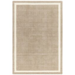 The Rug Shop UK Beige Handmade Easy to clean Plain Border Area Rug - Size: 200 cm x 290 cm - thumbnail 6