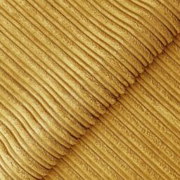 Furnishings For Less UK Luxor Jumbo Cord 4 Seater Corner sofa Right Hand Facing - Full Back in Mustard - thumbnail 4