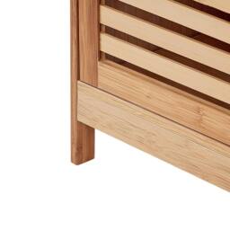 Wyld and Coco Bamboo Washbasin Cabinet Light Brown W60 x D30 x H60cm - Size: W600mm x H600mm - thumbnail 8