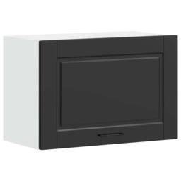 Berkfield Home Kitchen Wall Cabinet Porto Black Engineered Wood - thumbnail 3