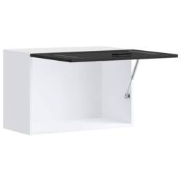 Berkfield Home Kitchen Wall Cabinet Porto Black Engineered Wood - thumbnail 8